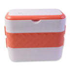 Electric Heated Lunch Box With Stainless Steel Inner Containers (1 Set)
