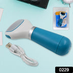 0229 Electronic Dry Foot File Callous Remover For Feet Electric Foot With Roller Hard And Dead Skin- Regular Coarse Baby Smooth Feet In Minutes. For In Home Padicure Foot Care Battery Powered Usb (Battry Not Included)