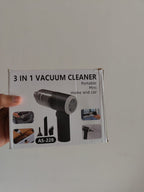 3-in-1 Mini Vacuum Cleaner Powerful, portable &amp; perfect for home or car cleaning