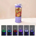 Eletric Crusher Juicer With Multicolor Light 8 Blades (600 Ml Multicolor)